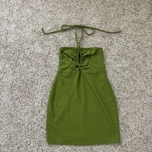 Wild Fable Strapless Green Dress